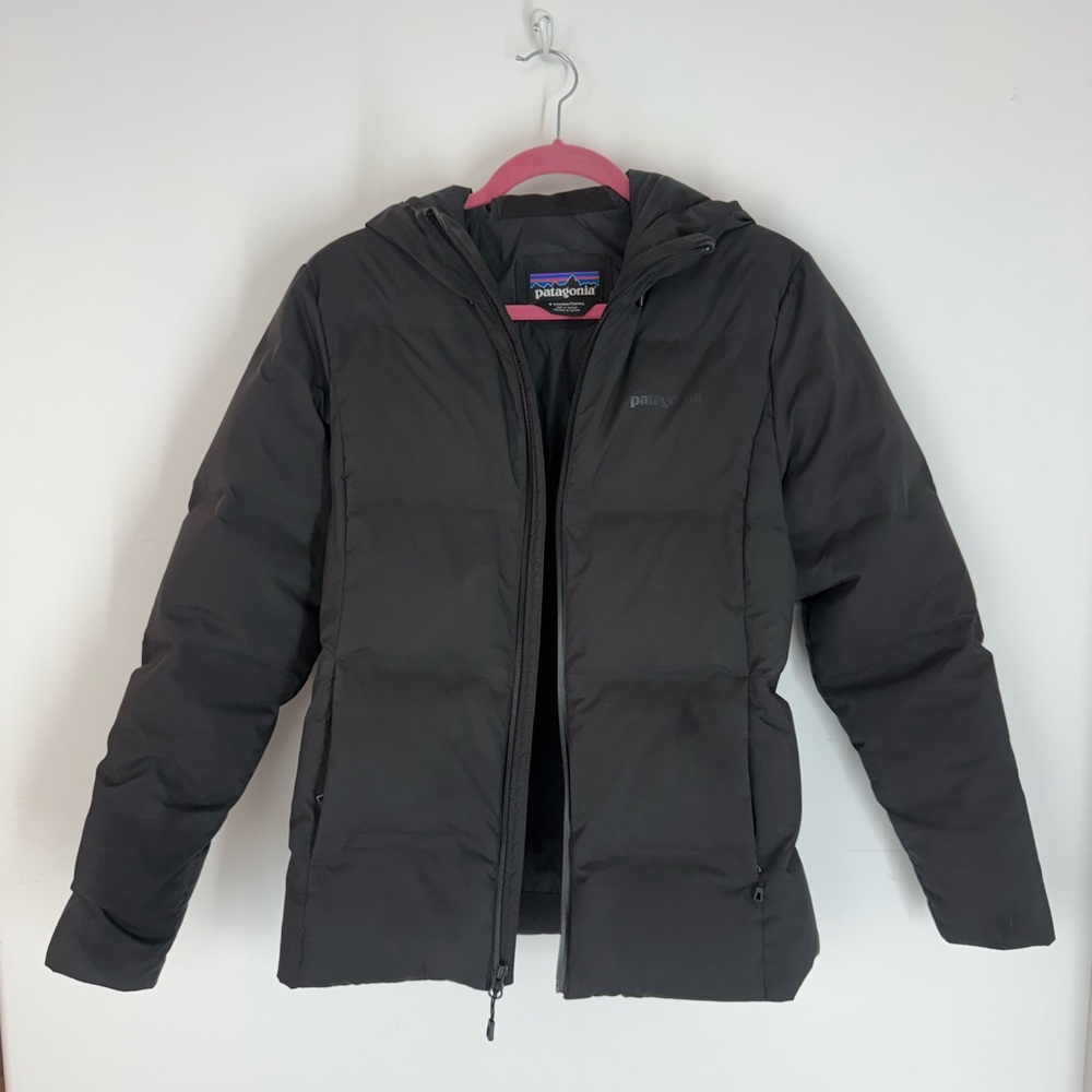 Patagonia Jackson Glacier Down Jacket Sz S Black Waterproof Warm Outdoor